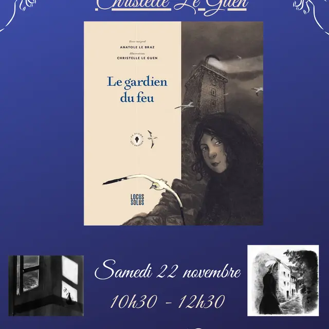 Dédicace avec l’illustratrice Christelle Le Guen - 1