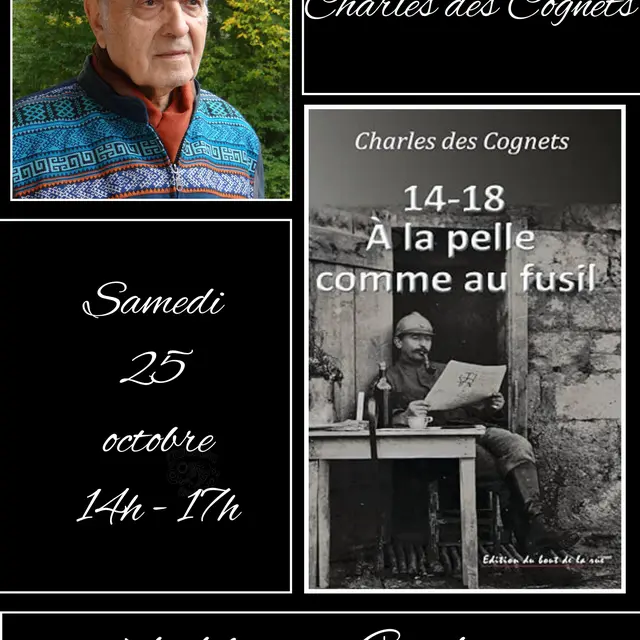 Dédicace de Charles des Cognets - 1