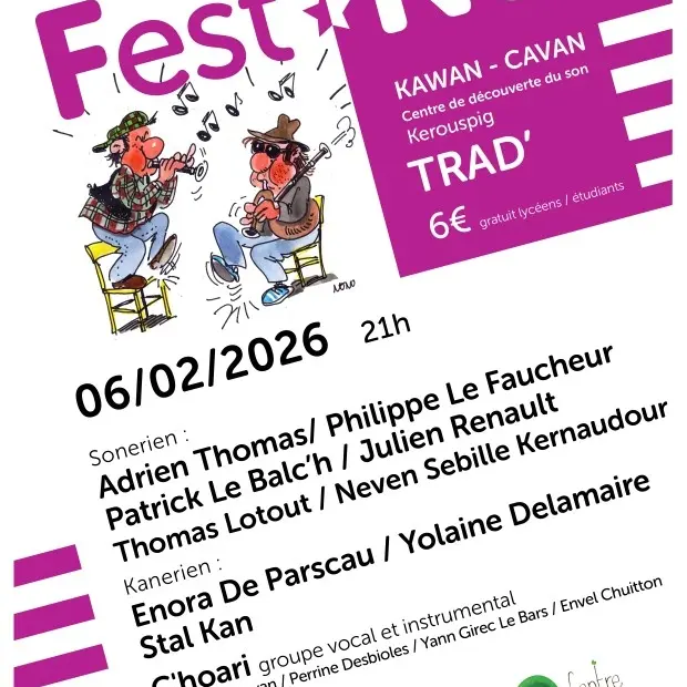 affiche fest noz 6 février