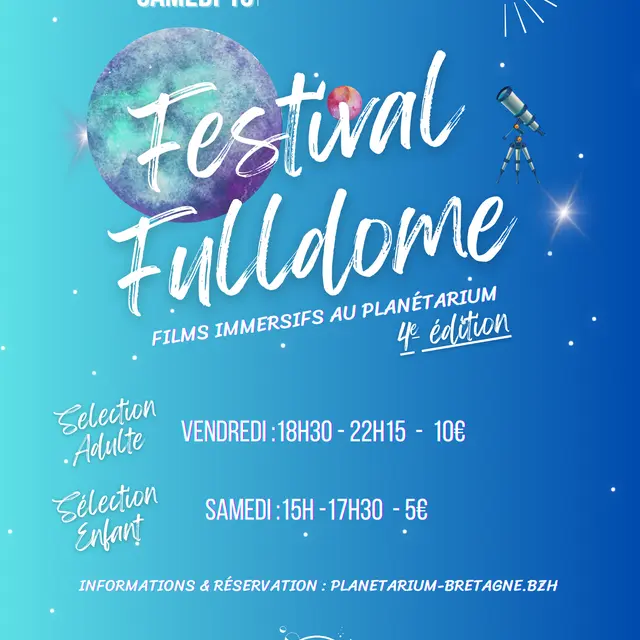 Festival Fulldome 2025  (Affiche A4) - 1