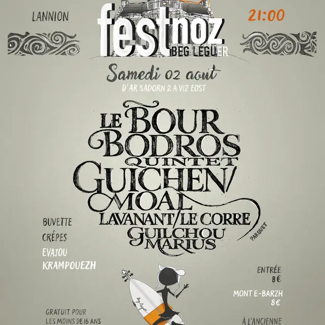 Infolocale - affiche Festnoz Aout 2025