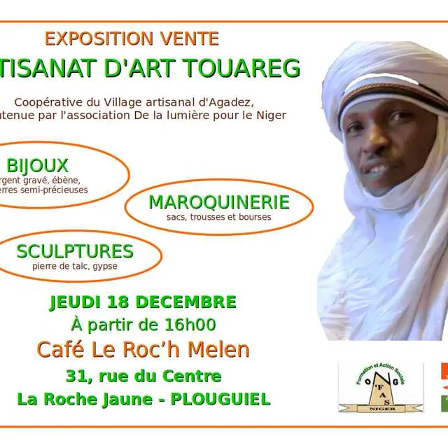 Expo/vente d’artisanat d’art Touareg hiver 2025
