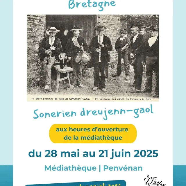 affiche exposition sonneurs de clarinette