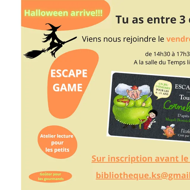affiche escape game