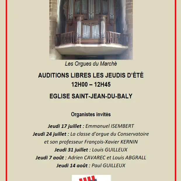 auditions orgue du marché