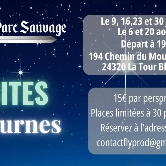 Parc Sauvage visites nocturnes