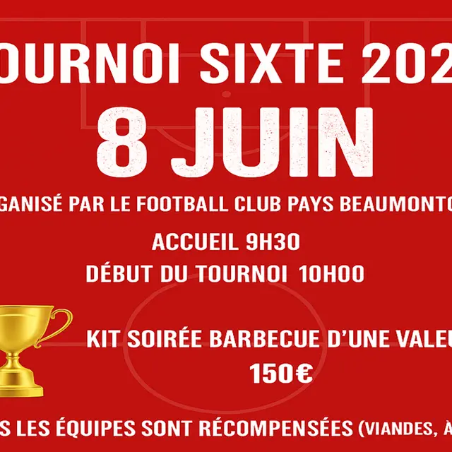 Tournoi sixte_Fooball Club du Pays Beaumontois