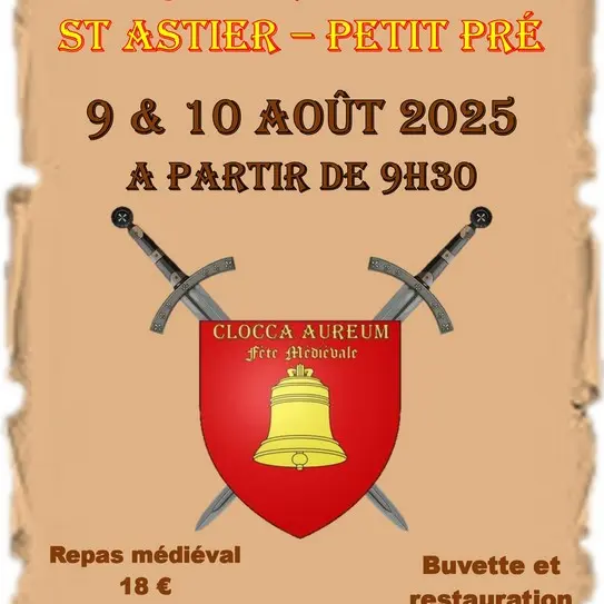 9 et 10 août st astier fête médiévale