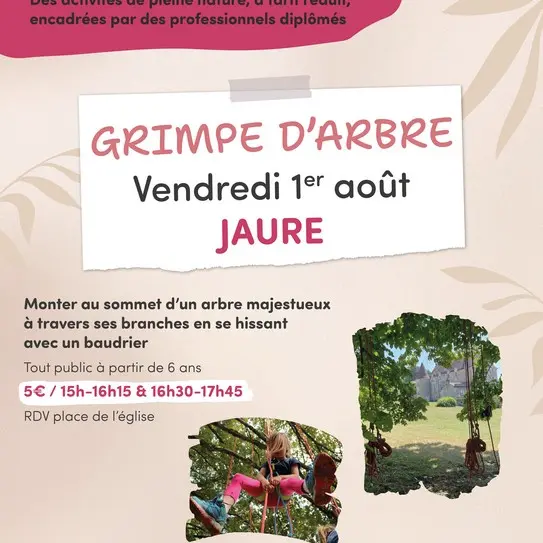01 aout_Jaure_Grimpe d'arbre