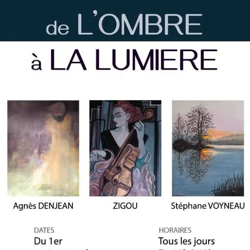 01.09.2026 Exposition d'art de l'ombre à la lumiere