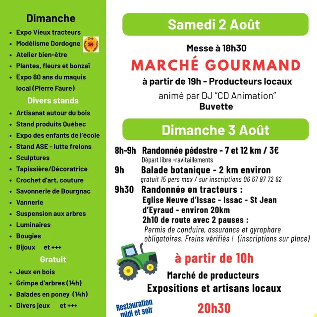 Fete eglise neuve issac
