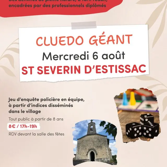 06 aout_StSeverin_Cluedo Géant