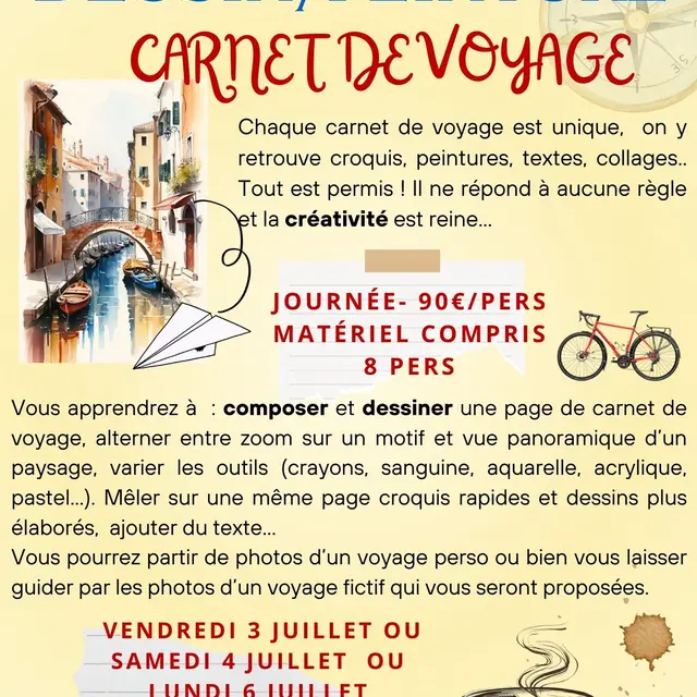 STAGES ET COURS DE DESSIN/PEINTURE - 77