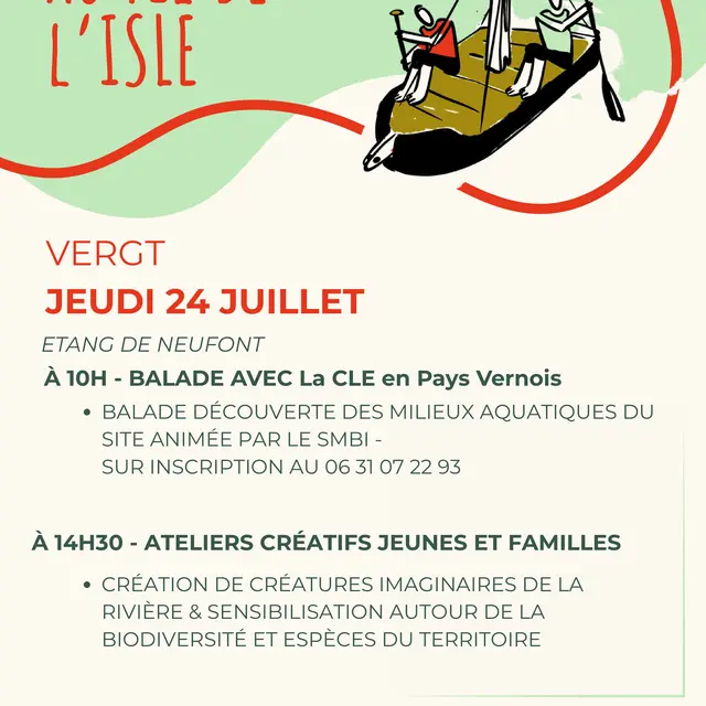 07 - Au fil de l'Isle Vergt - Lac Neufont