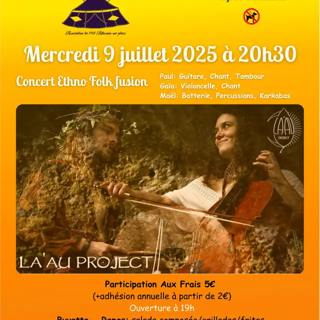 Concert La Guiguette de l'eau de là