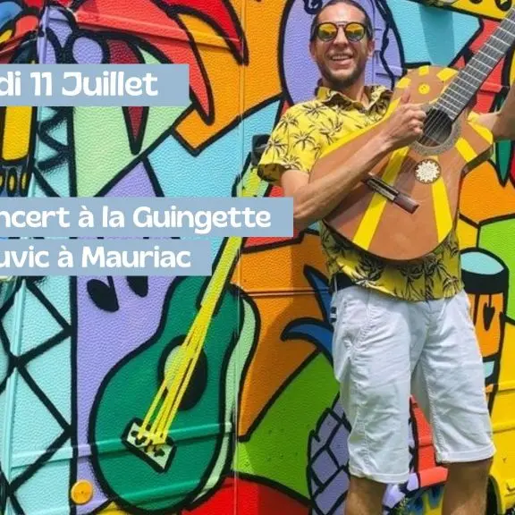 11 Juillet jeyo concert à la Guingette de Neuvic à Mauriac