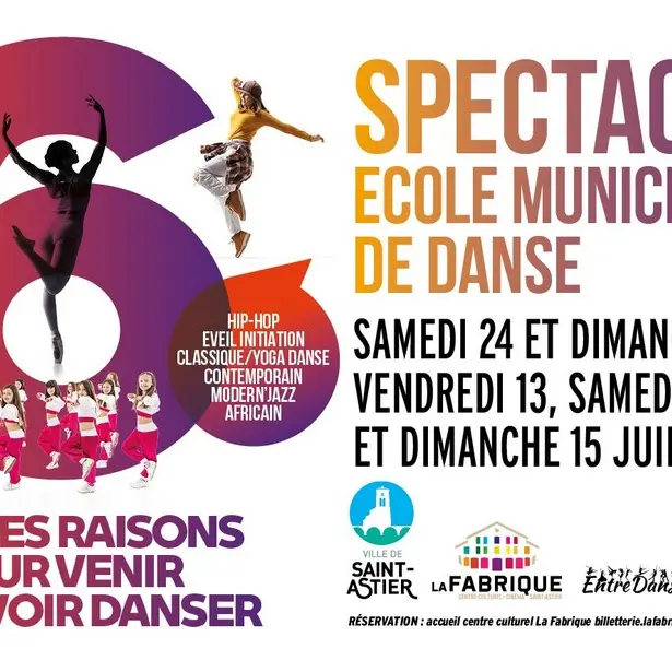 12, 14 et 15 juin st astier danse