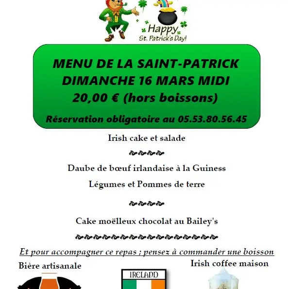 1603 repas st patrick
