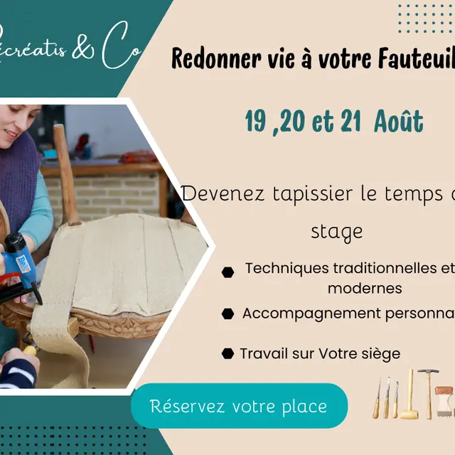 stage tapissier