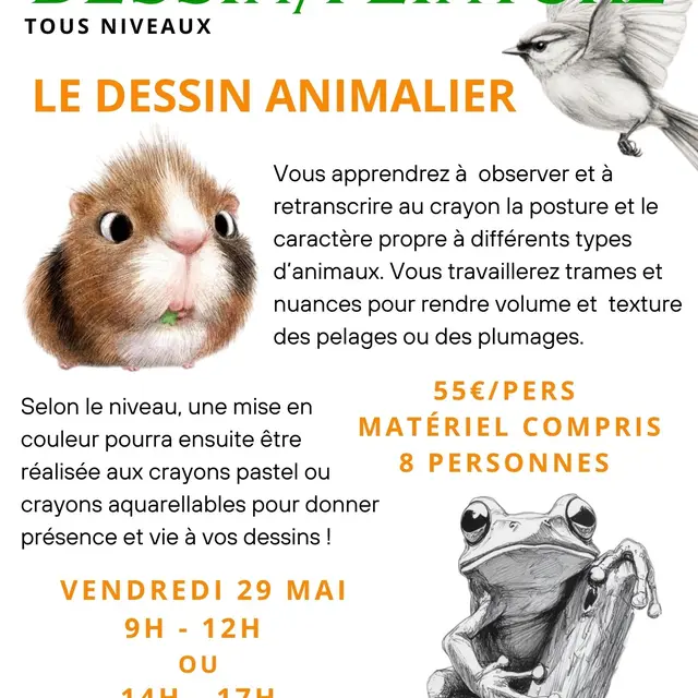 STAGES ET COURS DE DESSIN/PEINTURE - 68