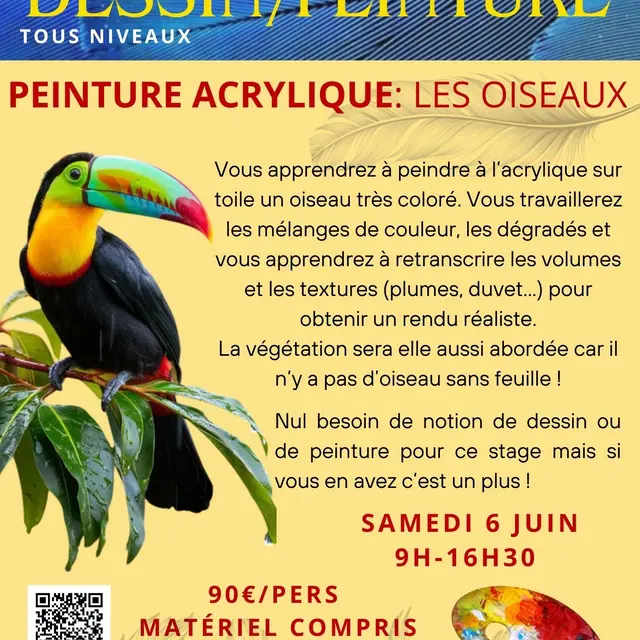 STAGES ET COURS DE DESSIN/PEINTURE - 71