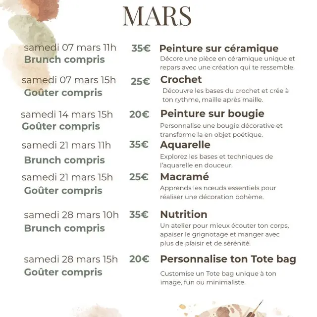 2603 Ateliers créatifs maison tarte