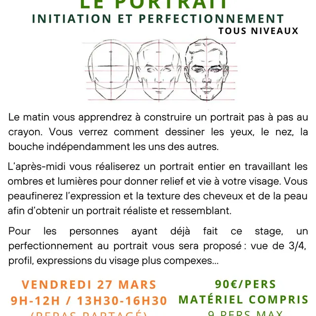STAGES ET COURS DE DESSIN/PEINTURE - 63