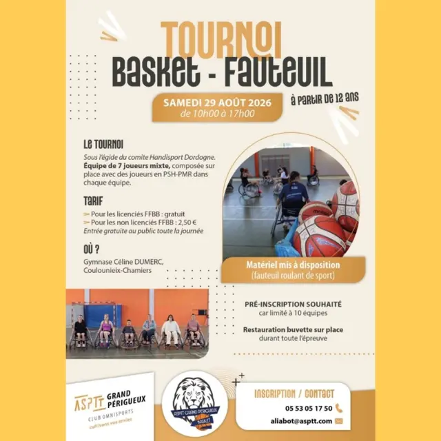 Tournoi de basket-fauteuil