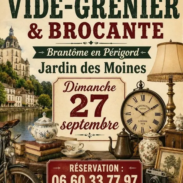 vide-greniers Brantôme 27.09.26