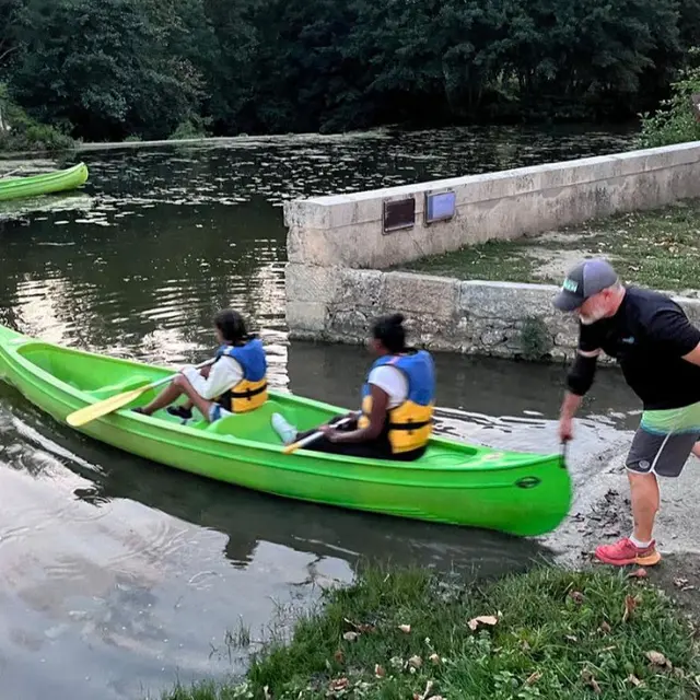 visuel été actif canoë nocturne.