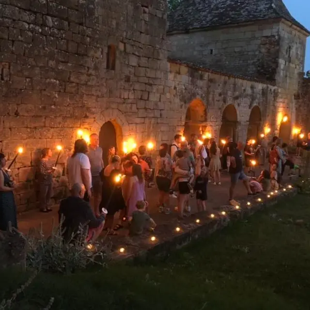 Visite aux flambeaux de Saint-Avit-Sénieur