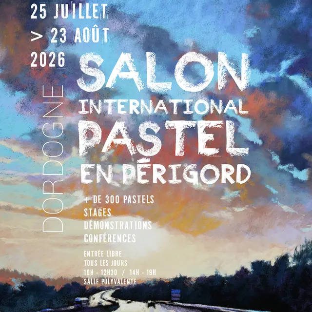 AFFICHE Salon du Pastel-St-Aulaye-2026