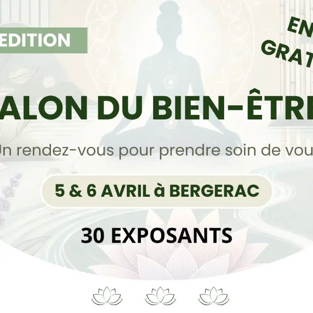 Affiche salon du bien-être avril 2025