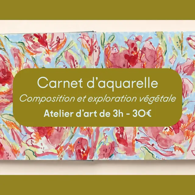 Atelier carnet aquarelle Brine 2 sept 26 Eymet vignette