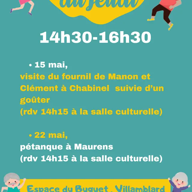 Ateliers du jeudi