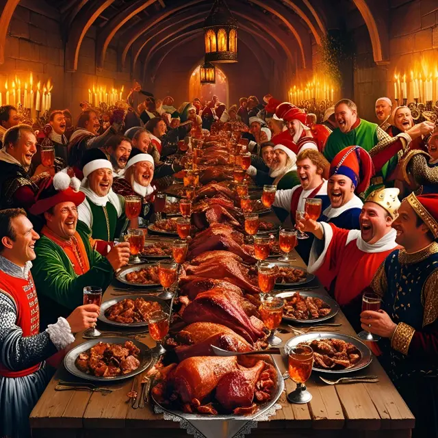 Banquet médiéval