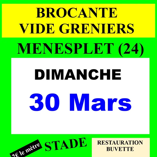 Brocante 30.03