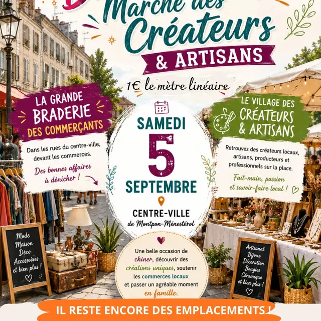 Braderie marché des créateurs