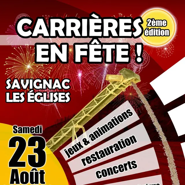 CARRIERES EN FETE 2025 SAMEDI 23 AOUT