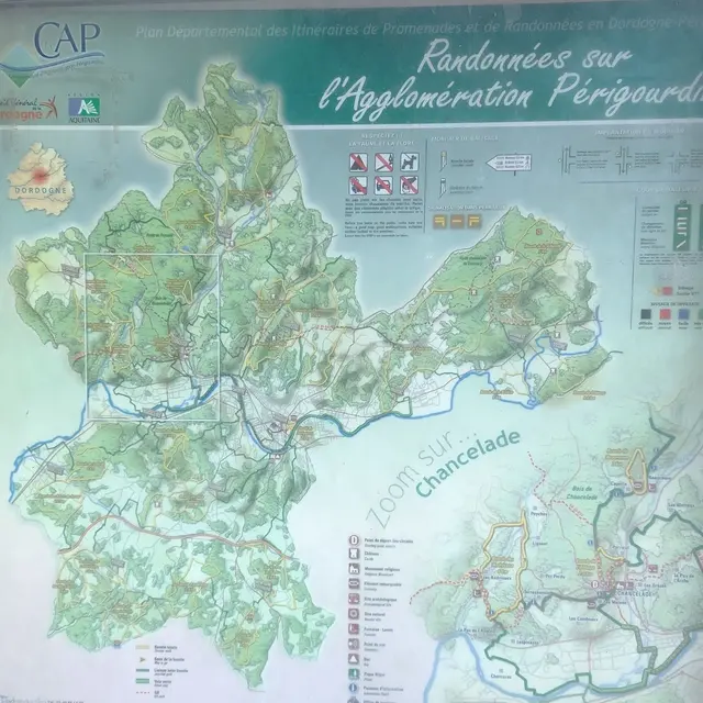 CHANCELADE-Boucle des Andrivaux-Panneau d'appel 2