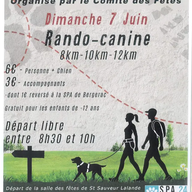 Canirando-st Sauveur-lalande-vallee-isle-perigord
