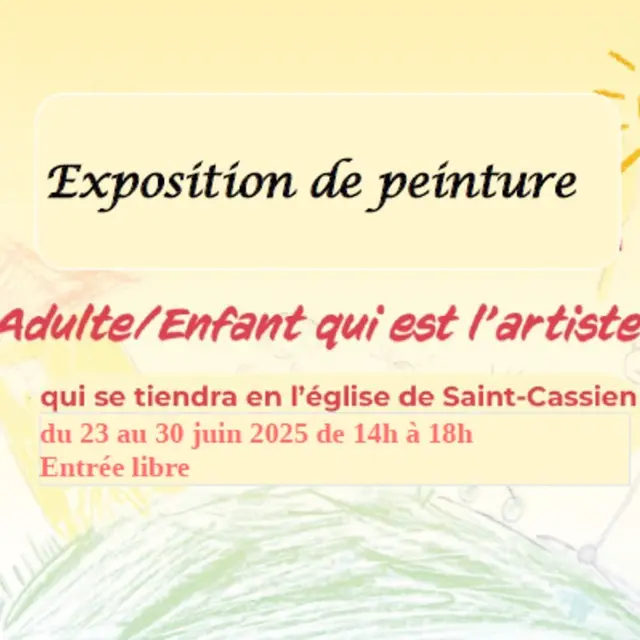 Exposition peintures