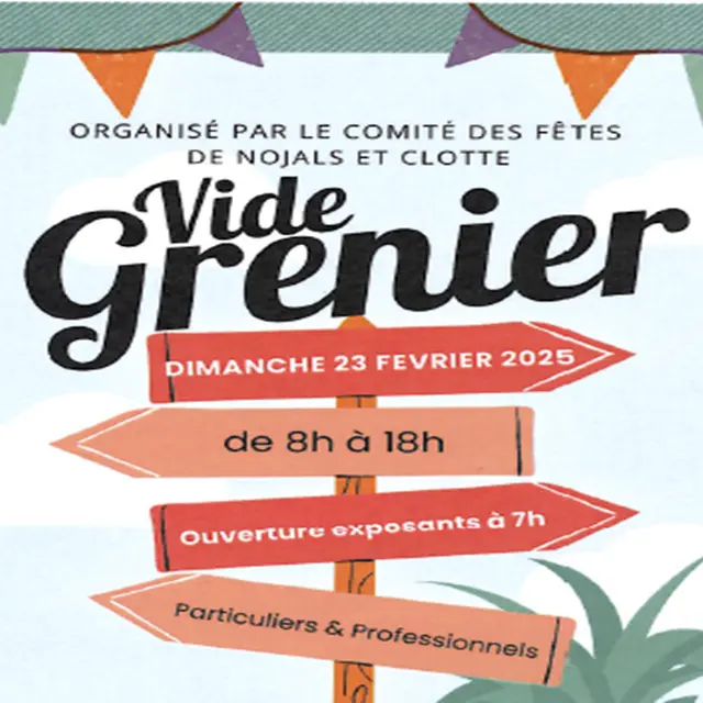 Vide grenier Nojals et Clotte