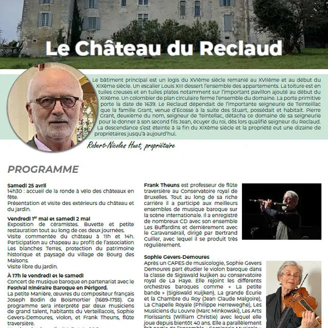 Chateau du Reclaud