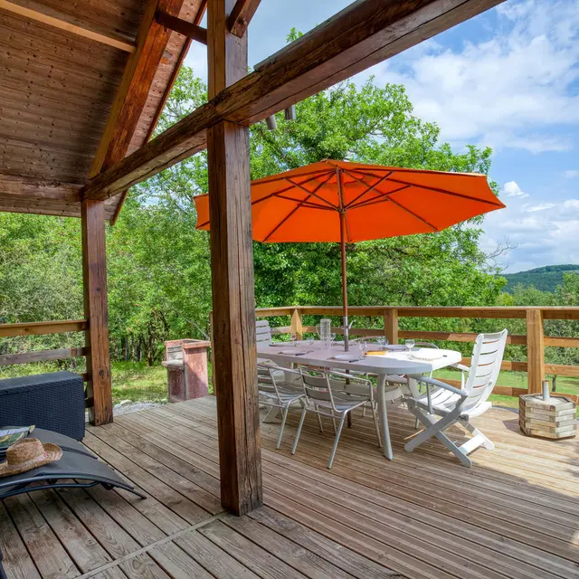 Chalet Le Pech - Terrasse