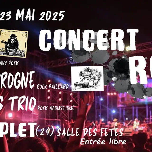 Concert Rock Ménesplet 23052025