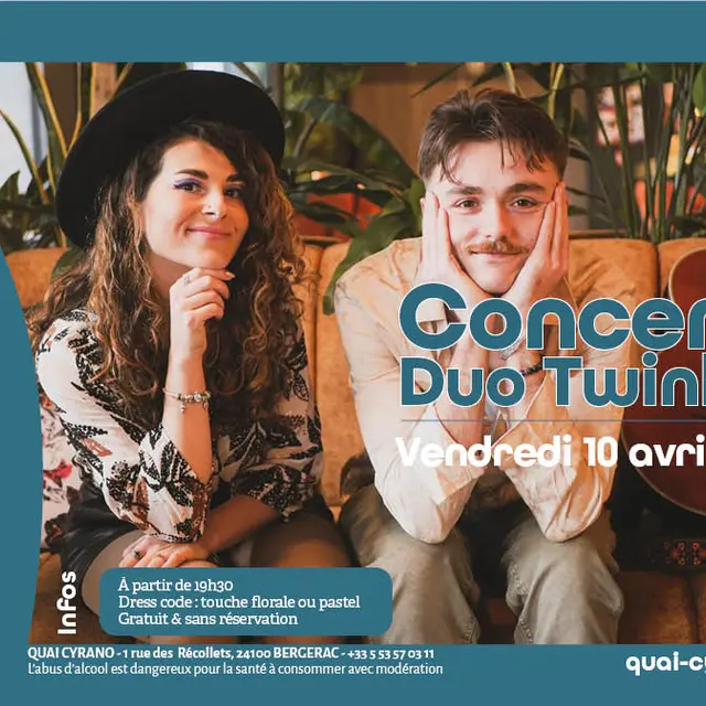 Concert Twinkle acoustique pop