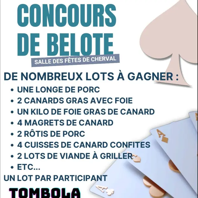 Concours de Belote 21 mars