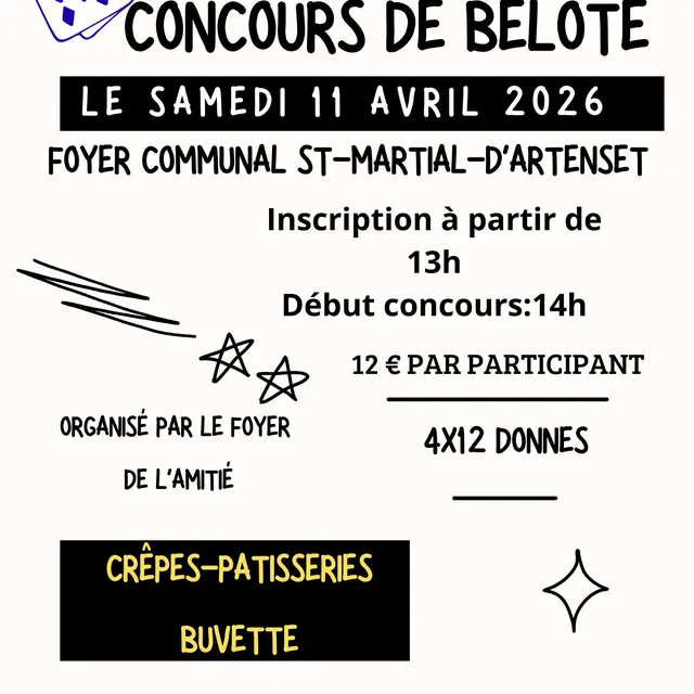 Concours-de-belote-st-martial-d'artenset-vallee-isle-perigord