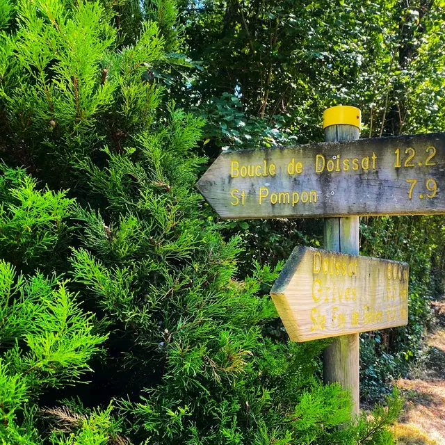 DOISSAT-Boucle de Doissat- signalétique
